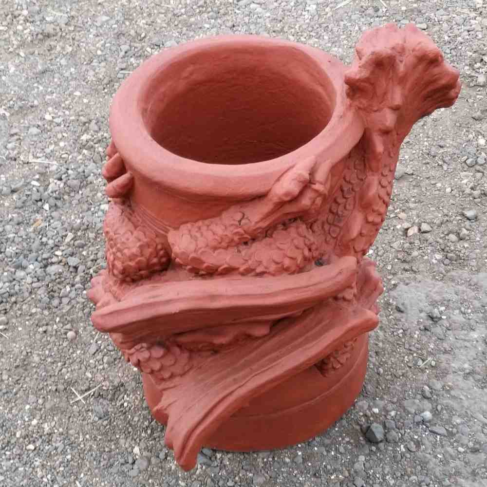 dragon chimney pot smirk